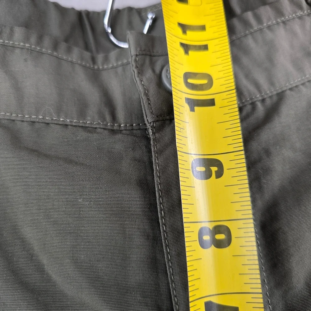 The North Face Convertible Pants Mens XL Green Cargo‎ Hiking Zip Off Outdoor